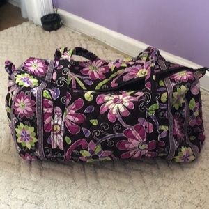 Vera Bradley Purple Punch mini duffel